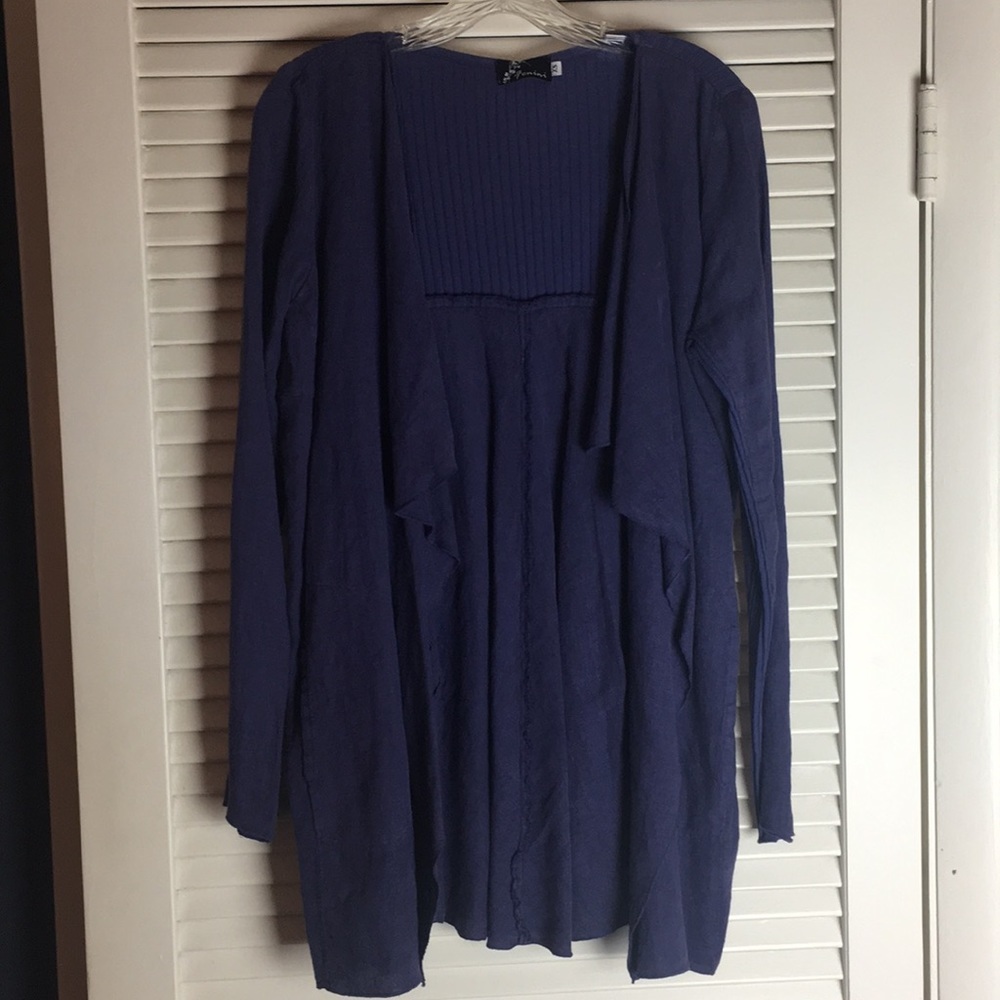 NWT Lagenlook Linen Jacket - Picture 6 of 6